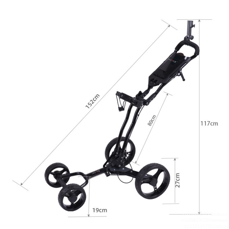 Golf Push Cart Swivel Foldable - đánh giá và giá Golf Bag Stand Cart
