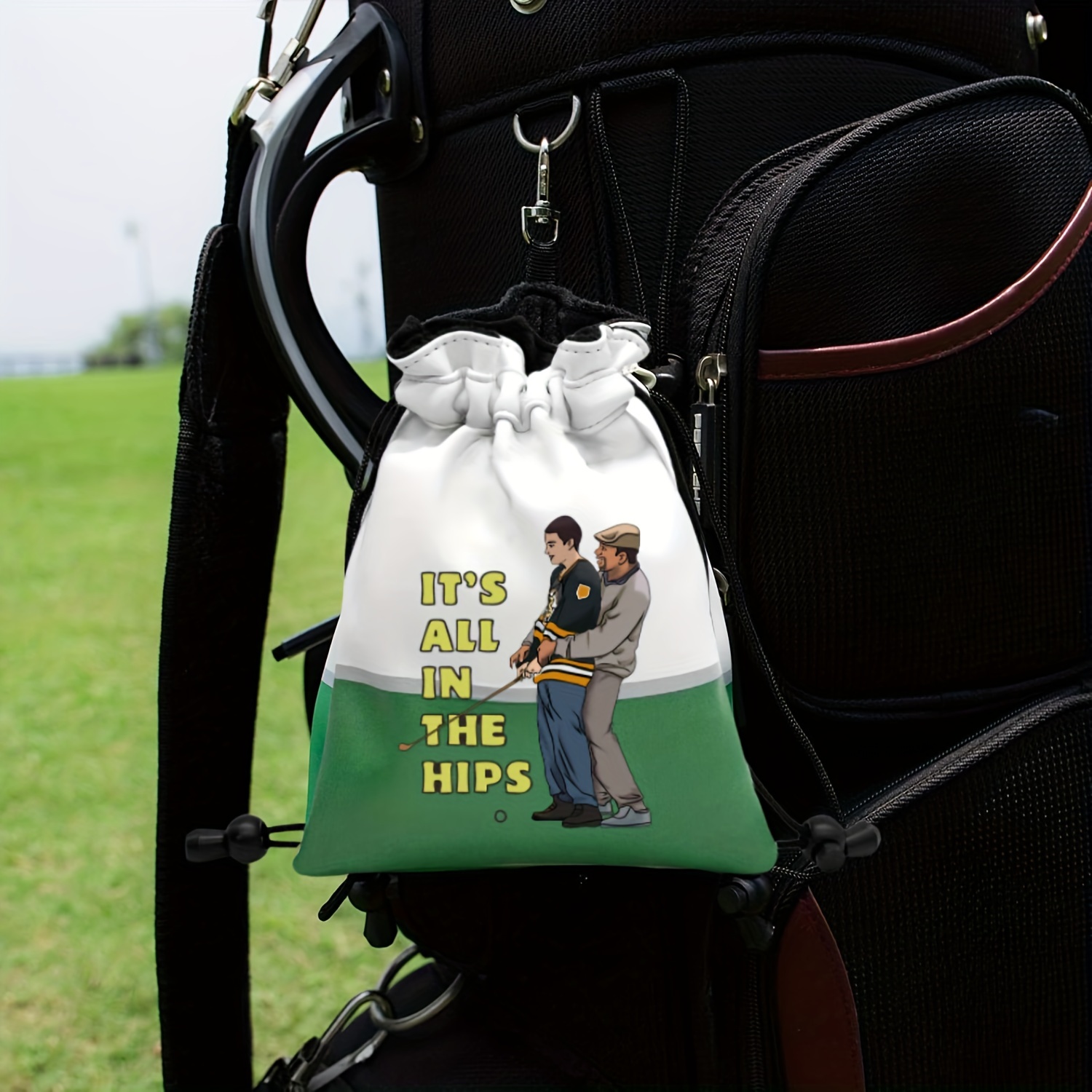 Funny Golf Valuables Pouch, PU - đánh giá và giá Golf Bag Stand Cart