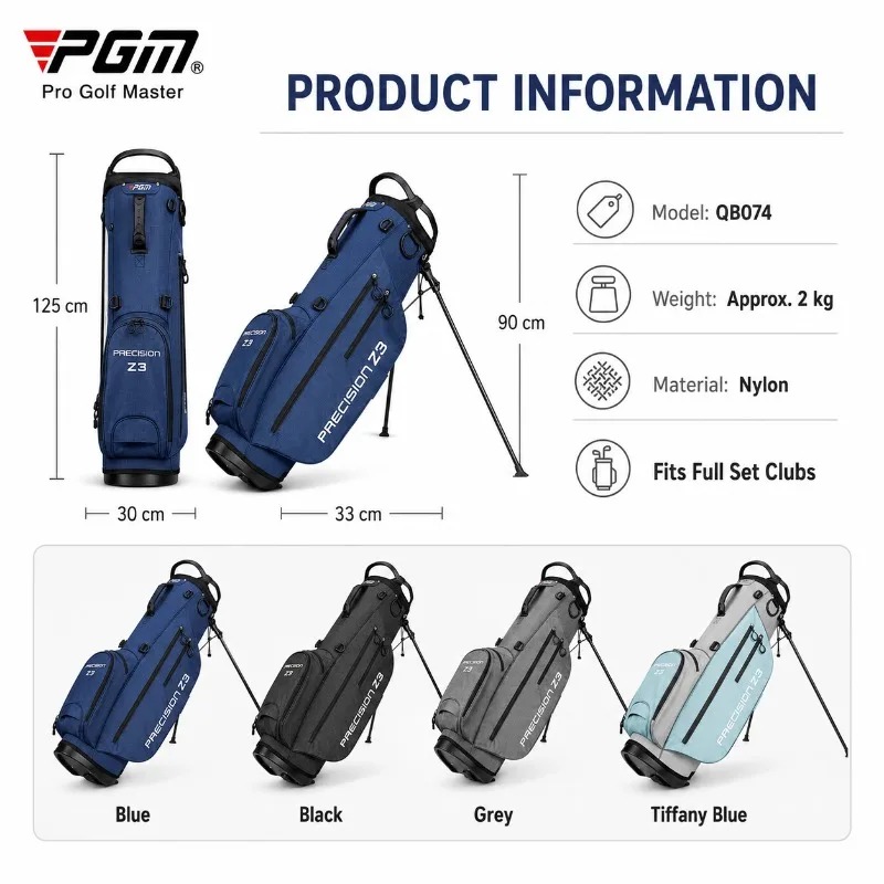 PGM Golf Stand Bag Lightweight - đánh giá và giá Golf Bag Stand Cart