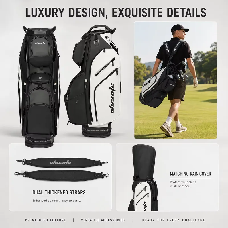 Wosofe 14 Way Golf Cart Bag Wa - đánh giá và giá Golf Bag Stand Cart
